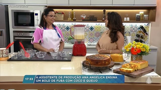 Faça um delicioso bolo de fubá com coco e queijo para acompanhar seu café da tarde смотреть онлайн