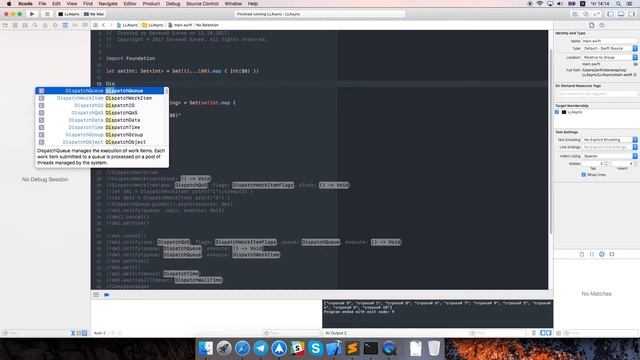 Делим программу на потоки №3. Swift.GCD Синхронизация смотреть онлайн