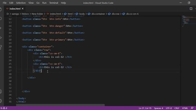 bootstrap row column ep3 with code lander смотреть онлайн