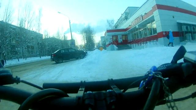 Электрофетбайк 750W Поездка по делам г Сыктывкар смотреть онлайн