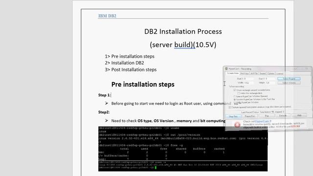 Db2 10.5V installation steps(server build) смотреть онлайн