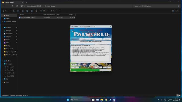 Como actualizar correctamente Palworld v0.1.3.0 a la v0.1.4.0 pc Español смотреть онлайн