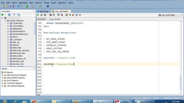 PL SQL Class - Conditional Statements in ORACLE 11g смотреть онлайн