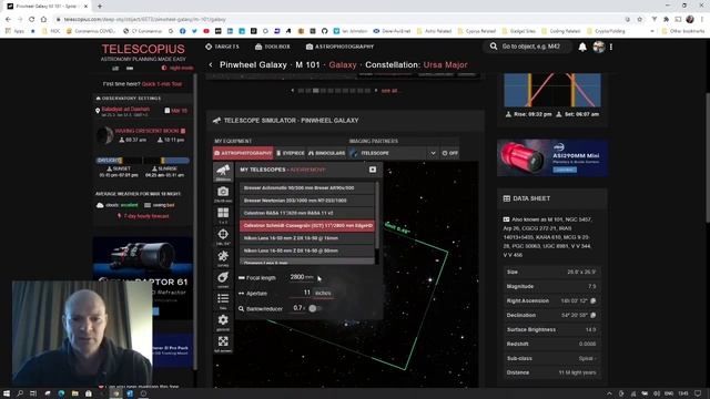 Telescopius.com | Using for Astrophotography Target Ideas and the Telescope Simulator смотреть онлайн