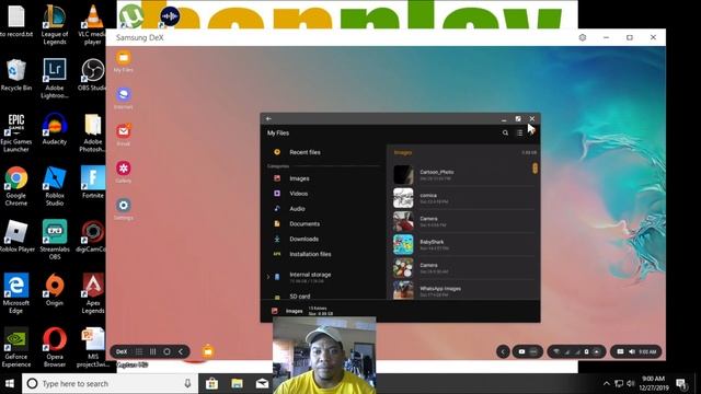 File Transfer from Android to Windows using Samsung Dex смотреть онлайн