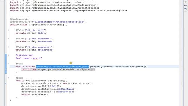 DEMO @PROPERTYSOURCE @VALUE ANNOTATION SPRING смотреть онлайн
