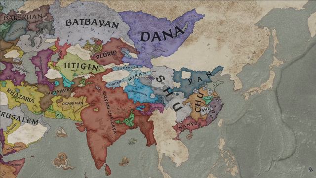 China in CK3 Timelapse смотреть онлайн