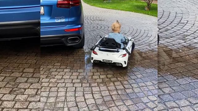 Дочка Леры Кудрявцевой учится водить мерседес смотреть онлайн