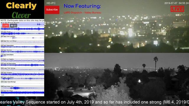 Live: Los Angeles City Cam & Earthquake LAPD Scanner, Chat, Talk смотреть онлайн