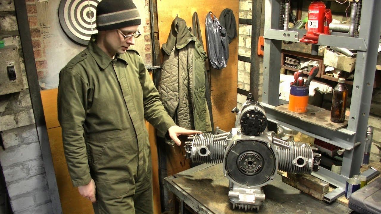 Трицикл на базе мотоцикла Урал / 6 серия / Двигатель собран! смотреть онлайн