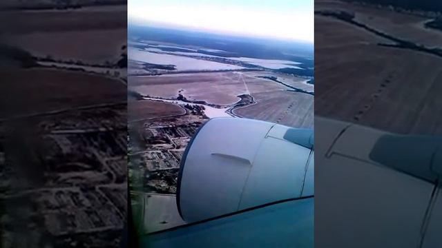 Посадка в аэропорту Домодедово. Рейс Пунта Кана - Домодедово. Авиакомпания Azur Air. смотреть онлайн