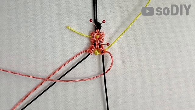 벚꽃 매듭팔찌 만들기?macrame bracelet 幸運手環 Pulsera de nudo マクラメブレスレット | soDIY(쏘디매듭) #94 смотреть онлайн