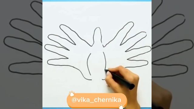 Красивые рисунки - легко. #творчество #рисование #рисуем #искусство #дети #интересно #рекомендации смотреть онлайн