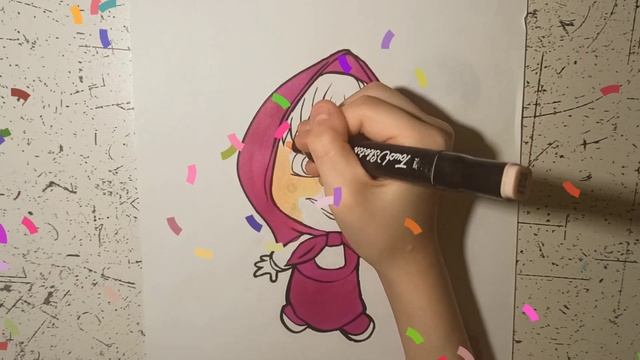 Coloring Masha || Раскраска Маша смотреть онлайн