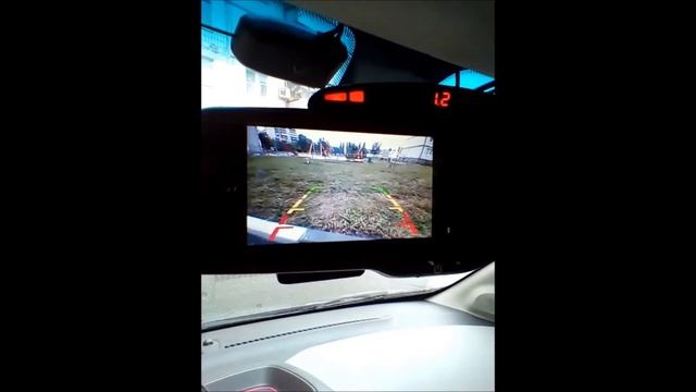 Шевроле Авео Т-300 Зеркало с монитором AVS0489BM и PARKMASTER 35-4-A смотреть онлайн