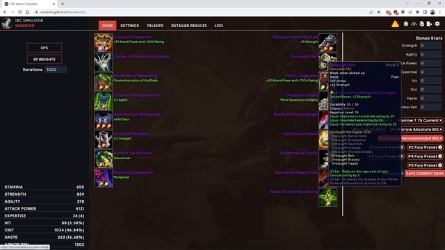 TBC Classic Fury Warrior Phase 5 BiS (The best and my recommended items!) смотреть онлайн