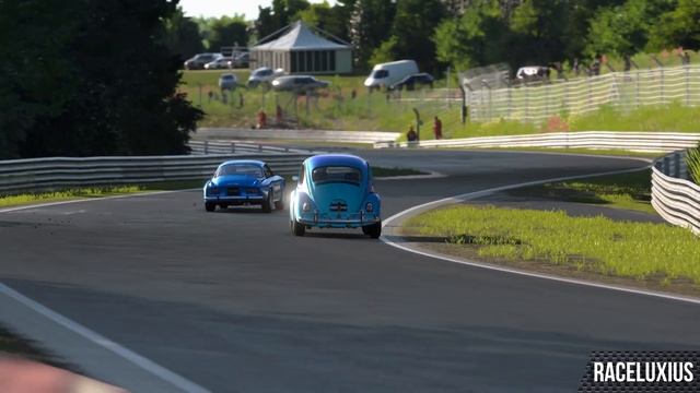 Alpine A110 1600S vs Volkswagen Beetle Type 1 1200 at Nordschleife Track Day смотреть онлайн