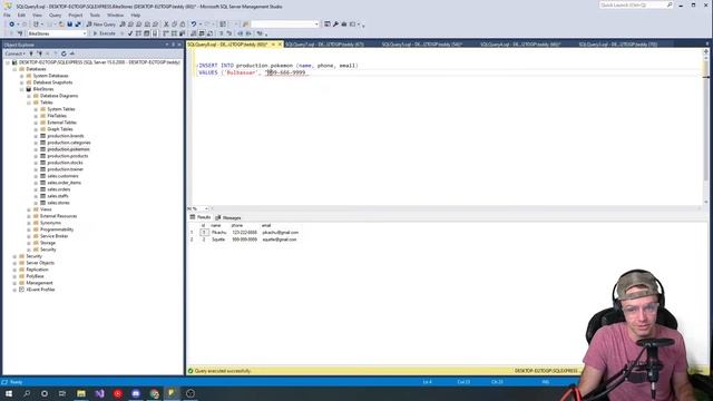 SQL Server 2022 - INSERT Statement смотреть онлайн