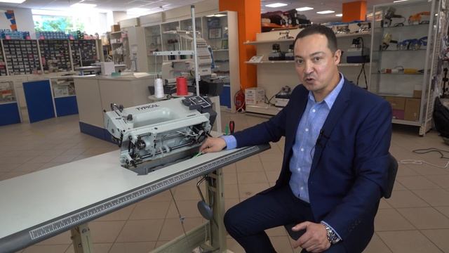 базовые настройки прямострочной машины по средним и тяжелым материалам с двойным продвижением