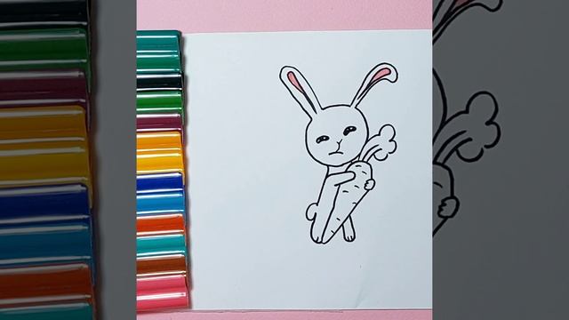 Как нарисовать Зайчика с Морковкой? смотреть онлайн