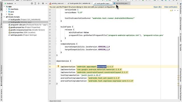 #2 Android Tutorial using Java - Hello World with ConstraintLayout смотреть онлайн