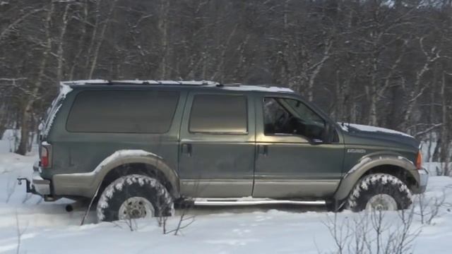 Ford Excursion Arctic Trucks offroad snow смотреть онлайн