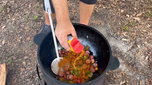 Как приготовить луизианский плов, Джамбалайя в Казане!!! Плов с креветками! Как приготовить плов смотреть онлайн