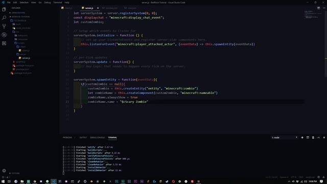 Minecraft Bedrock Scripting API Tutorial - Spawn Custom Entities- #03 смотреть онлайн