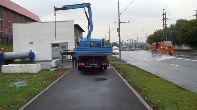 Митино 2019 июль 17 поливалка после дождя ОДН смотреть онлайн
