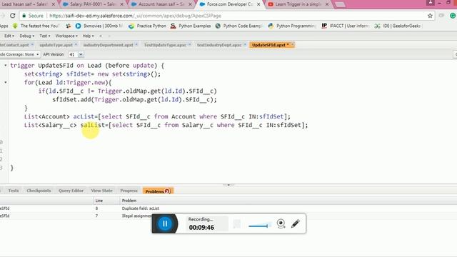 Use of Map in a Trigger Salesforce- CoderInMe смотреть онлайн