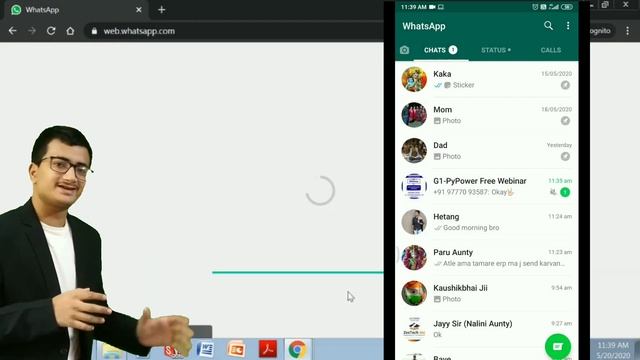 How to use Whatsapp Web 2020? | #whatsapp web by @conquerworld_in смотреть онлайн