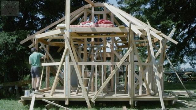 Волчье Логово. Каркасный дом на дереве. Wolf's DEN. Treehouse. смотреть онлайн