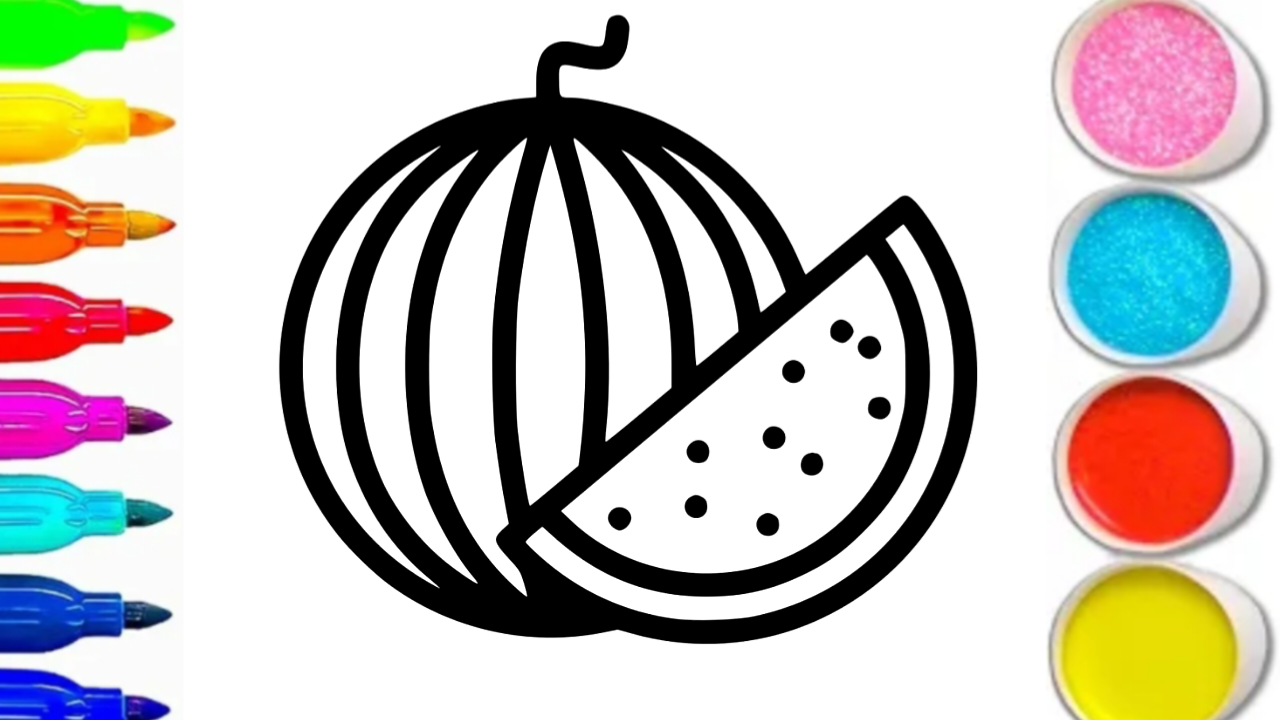 КАК НАРИСОВАТЬ АРБУЗ смотреть онлайн