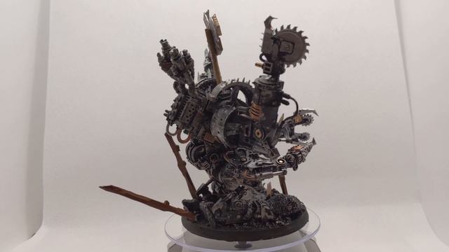 Warhammer 40k Ork Deff Dread Fully painted model showcase 360 Day 2 смотреть онлайн
