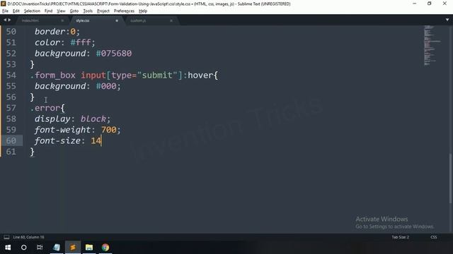Contact Form Validation JavaScript | Form Validation in Vanilla JavaScript смотреть онлайн