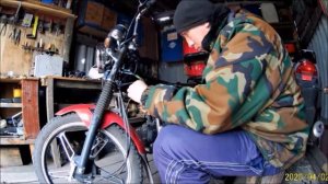 33 №_Мопед альфа ремонт проводка свет ?