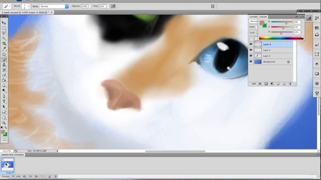 CAT speedpaint and tutorial! смотреть онлайн