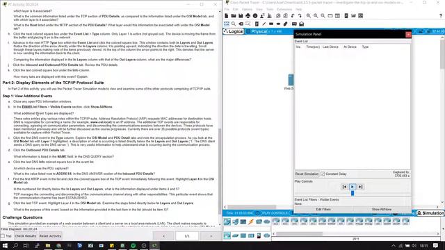 3.5.5 - Packet Tracer - Investigate the TCP/IP and OSI Models in Action смотреть онлайн