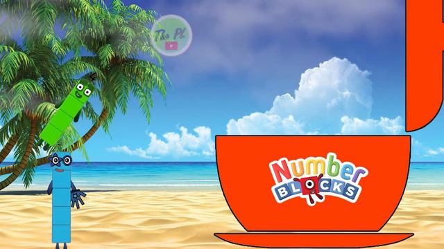 Numberblocks 15 Made From 1 5 Eat by Giant Cup Bowl || Big Numbers - Math for Kids || Learn to Ad смотреть онлайн