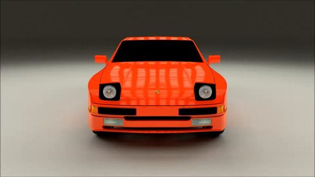 Porsche 944 3D Model