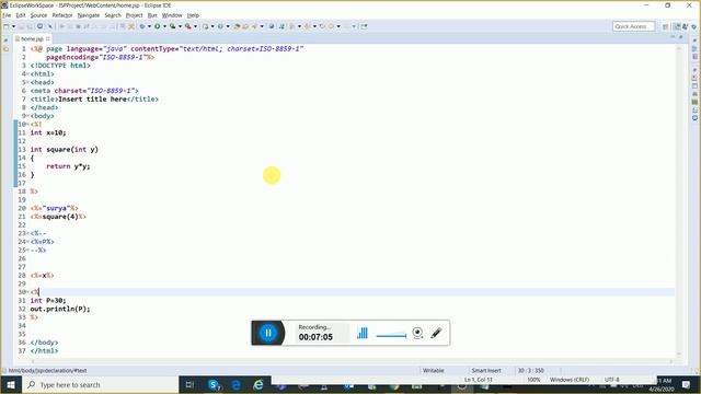 Java Server Pages (JSP) | JSP Full Tutorial For Beginner Hindi | Advance Java Tutorial In Hindi -98 смотреть онлайн
