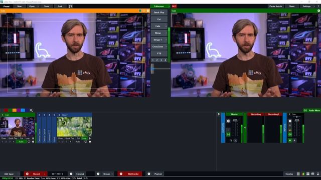 Using PowerPoint in vMix. Locally and remotely with Live Present. смотреть онлайн