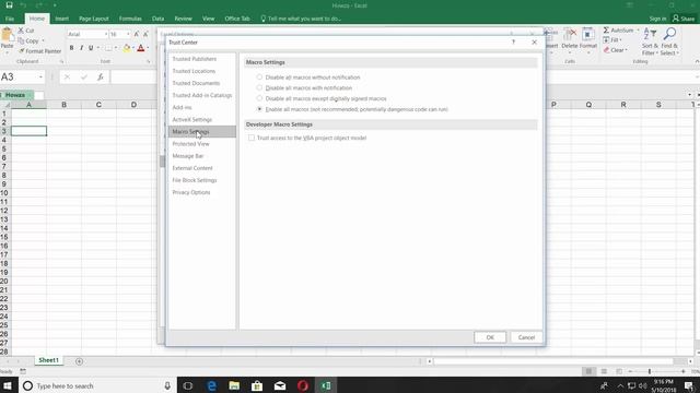 How to Disable Macros in Excel смотреть онлайн