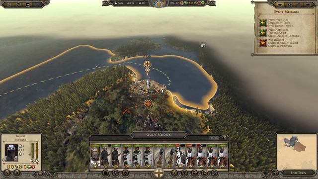 Medieval Kingdoms Total War 1212 AD: Teutonic order Campaign Gameplay #1 смотреть онлайн