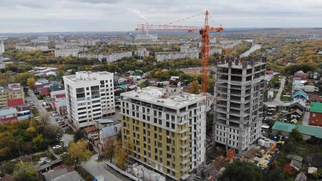 Ход строительства ЖК "Воробьевы горы" октябрь 2021 смотреть онлайн
