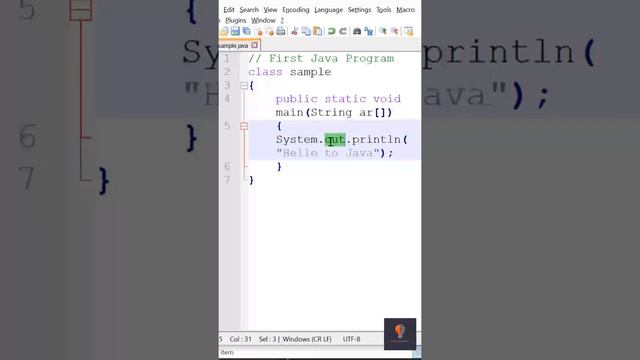 Java Tutorial | Printing Hello World in Java смотреть онлайн