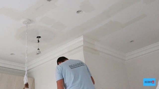 Covering a water stained ceiling. смотреть онлайн