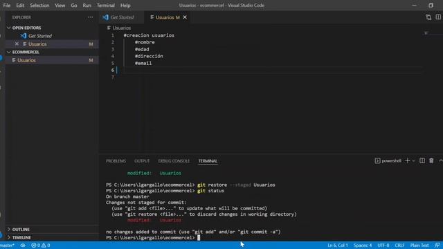 Git #3. Git restore. Deshacer cambios смотреть онлайн