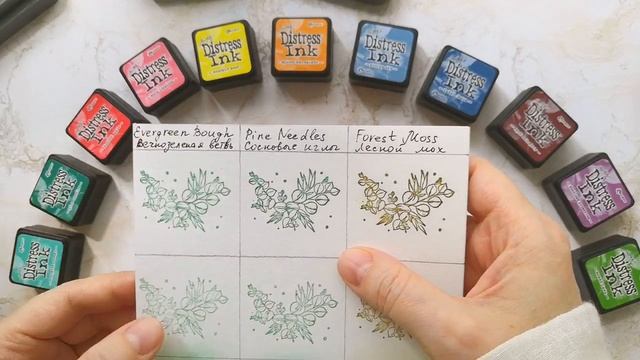 Скрапбукинг: мои подушечки Distress и покупки смотреть онлайн