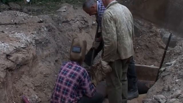 Ремонтные работы МУП Теплосети в Алексине 2007 год